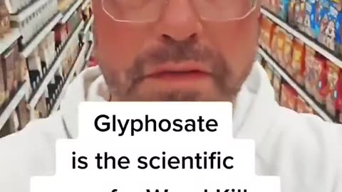 Glyphosate in our food