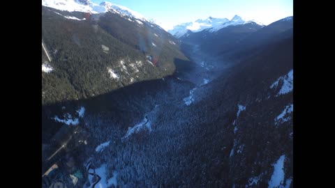 Whistler Ski Resort Peak 2 Peak gondola with spectacular views!