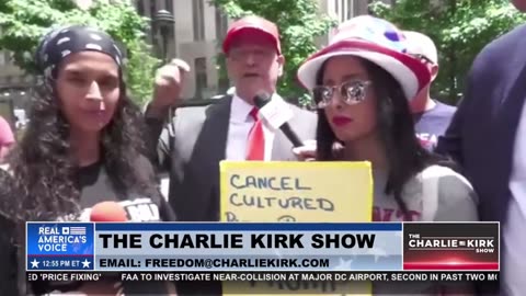 Ben Bergquam Interviews Trump Supporters Outside NY Courthouse While Jury Deliberates