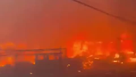 Huge fire in Lahaina Maui Hawaii united state of America