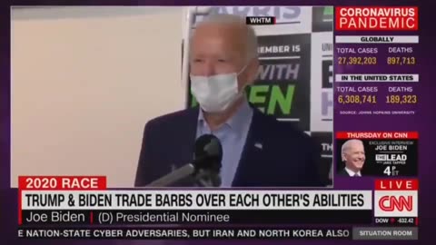 Flashback: Biden Mocks Trump for "Stumbling Down Ramps"