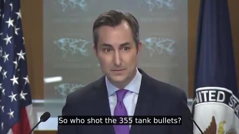 Reporter: "So, who shot the 355 bullets?" Miller: "We've asked Israel to investigate."