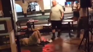 Stand-up comedian stands up to an attacking heckler.