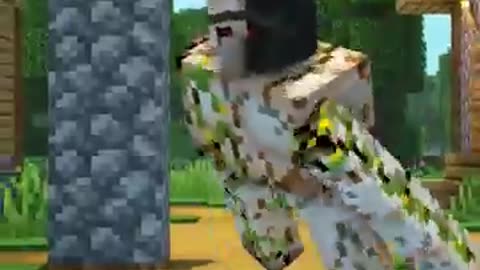 Minecraft as an IRON GOLEM #short