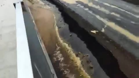 The Flow Of The Biobío River Continues To Rise, Chile