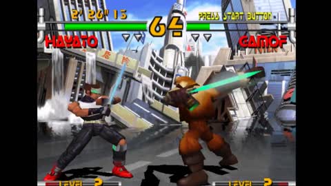 Plasma Sword - Star Gladiator II (Dreamcast) - Hayato Gameplay [Arcade Mode]
