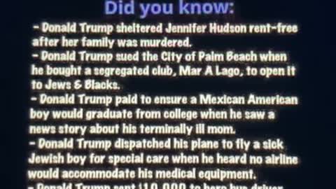 DONALD J. TRUMP🥇💜🏅IS A HUMANITARIAN❤️🇺🇸💙🏵️🏅⭐️✨💐✨