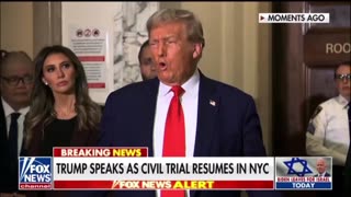Donald Trump at Manhattan Trial