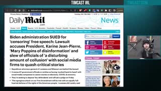 BIDEN ADMIN SUED FOR COLLUDING WITH BIG TECH TO CENSOR FREE SPEECH