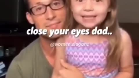 Daughter magic trick on Dad | Funny video | Family Video