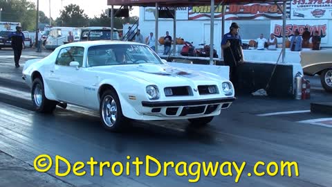 Mick Ong Racing His Firebird at Milan Dragway