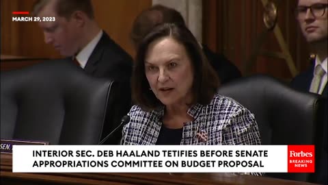 Interior Sec. Deb Haaland Testifies Before Senate Appropriations Committee