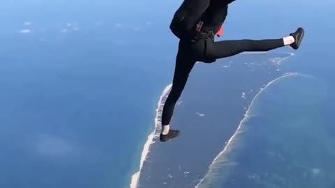 "Sky Dive Adventures: Soaring Through the Skies with Thrills!"_Amazing Tech.. #shortsvideo