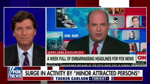 Tucker Carlson compares the scandals at CNN to the Omicron variant