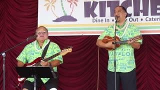 Band performing at Hawaiian festival in Henderson on September 16, 2018.