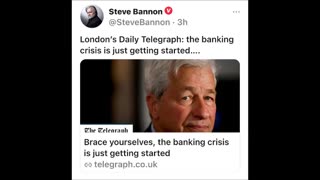 Steve Bannon - Bank Crisis