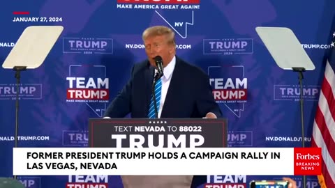 BREAKING: Trump DESTROY 'Completely Unelectable' Nikki Haley At Las Vegas Rally