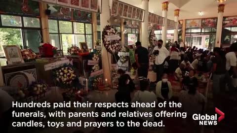 Thailand massacre: Funerals begin for victims of daycare attack