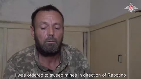 Ukrainian POW tells how’s his troops were sent to slaughter ￼