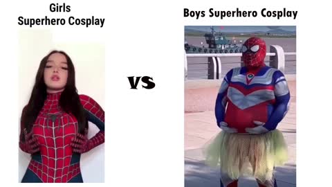 Girls Cosplay vs Boys Cosplay