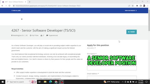Software Developer $190K-$210K 💰 HIRING NOW - Job of the Day 💸