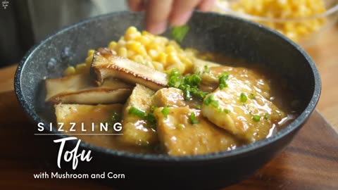 Sizzling Tofu Recipe | How to cook Sizzling Tofu