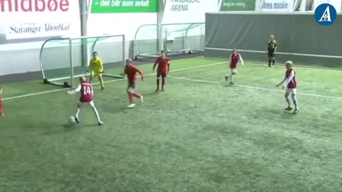 Erling Braut Haaland Scores At Age 13!