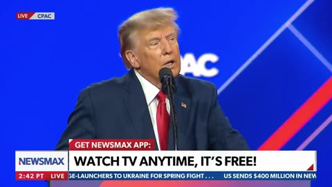 President Trump Gives HUGE Statement Against the Establishment in CPAC Speech