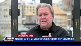 Bannon: GOP has a unique opportunity this November