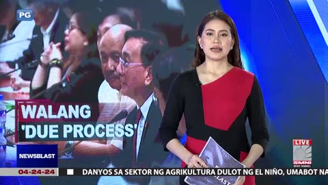 Kawalan ng 'due process' sa suspensyon ng SMNI, idinetalye sa Senado