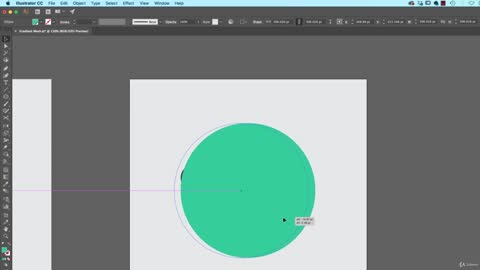 How to make gradients bend in Adobe Illustrator CC using Gradient Mesh