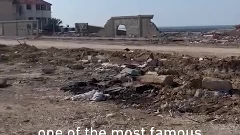 MEE correspondent showcases the destruction of al-Rashid Street in Gaza