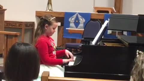 Granddaughter Anna Jane's Christmas Recital 3 Dec 2022