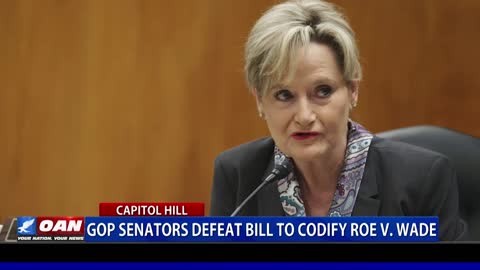 GOP senators defeat bill to codify Roe v. Wade