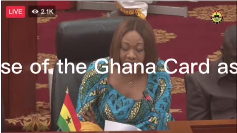 Ghana Card will block foreigners, minors from voting – Jean Mensa tells Parliament