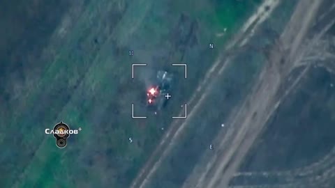 "Lancet" of the Russian Airborne Forces destroys a tank