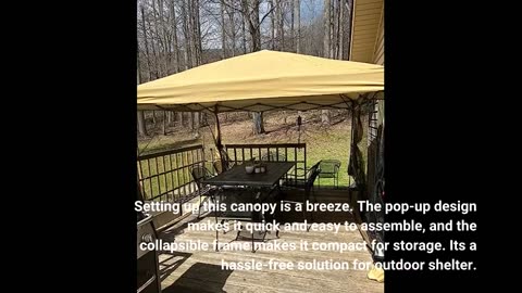 Buyer Feedback: ABCCANOPY Durable Easy Pop up Canopy Tent 10x10, Black