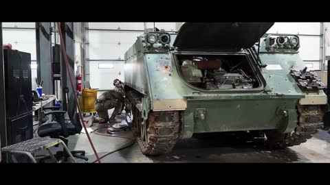 Ukraine War - Preparation of M113 armored personnel carriers for shipment to Ukraine