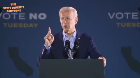 Biden in CA: "You either keep Gavin Newsom as your governor or you'll get Donald Trump."