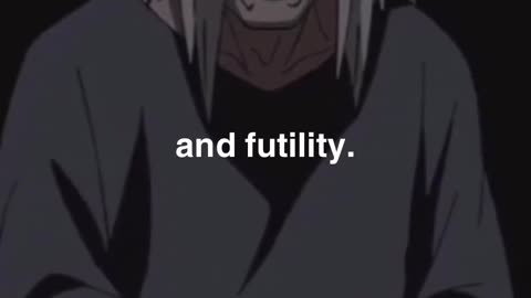 The Greatest Speech by The Greatest Villain of all Time. Uchiha Madara