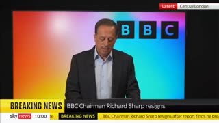 BBC Chairman Richard sharp resigns