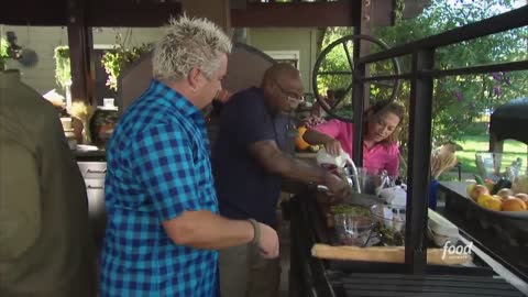 58_Guy Fieri's Turkey Meatballs with Fire-Roasted Green Chiles Guy's Ranch Kitchen Food Network