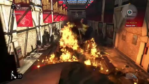 Dying Light Molotovs vs Zombie Horde