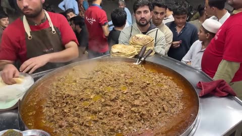 200 KG HUGE TAWA FRY KALEJI WITH FRESH SPICES _ People are Crazy for Mutton Fried Liver