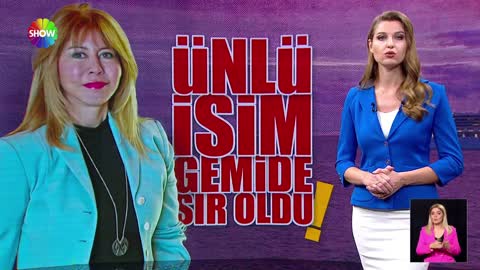 Ünlü isim gemide sır oldu!