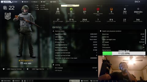Escape from Tarkov Twitch VOD PMC Ratting with carrotboy4200 Part 4