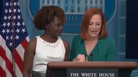 Psaki introduces her wokery replacement as 'her partner in truth.'🤪