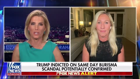 Congresswoman MTG Joins Laura Ingraham To Discuss Joe Biden's Foreign Bribery Pay-to-Play Scheme