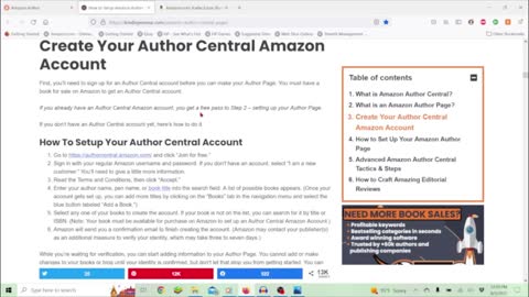 Ep 27 Amazon Author Central