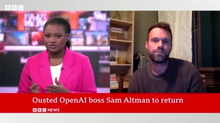 Sam Altman to return as OpenAl boss daysafter being sacked - BBC News